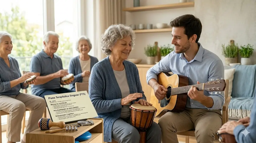 Musicoterapia na Terceira Idade: Benefícios no Combate à Ansiedade e ao Isolamento